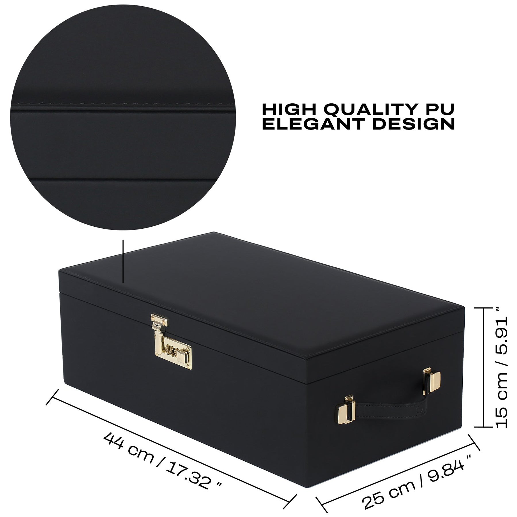 Dorcel Le Coffret Prestige Edition Discreet Toy Storage Box With Combination Lock