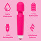 Breeze Silicone Vibrating Wand By Pleasure Engine With Blend Lubricant & Pulse Stimulation Cream