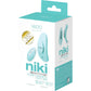 NIKI Rechargeable Silicone Panty Vibrator by VeDO - Turquoise