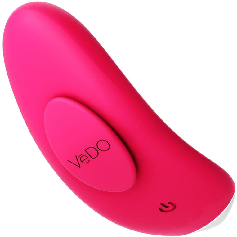 NIKI Rechargeable Silicone Panty Vibrator by VeDO - Pink