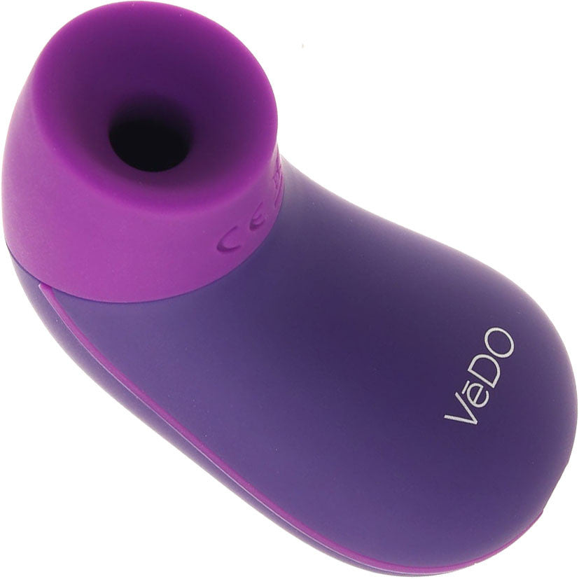 NAMI Sonic Wave Rechargeable Silicone Clitoral Pulsating Vibrator by VeDO - Deep Purple