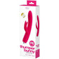 Thumper Bunny Rechargeable Silicone Tapping Dual Vibe Rabbit Vibrator By VeDO - Pink