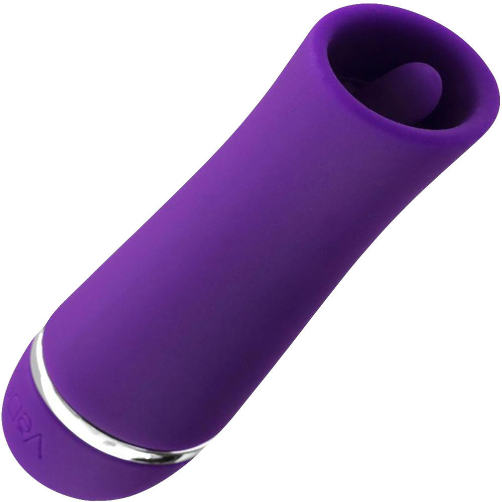 LIKI Rechargeable Silicone Clitoral Flicker Vibrator By VeDO - Deep Purple