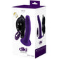 DIKI Silicone Rechargeable Vibrating Strap On kit With Harness & Remote By VeDO - Deep Purple