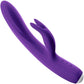 Thumper Bunny Rechargeable Silicone Tapping Dual Vibe Rabbit Vibrator By VeDO - Purple