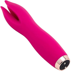 Tulip Rechargeable Silicone Waterproof Clitoral Vibrator By Nu Sensuelle - Magenta