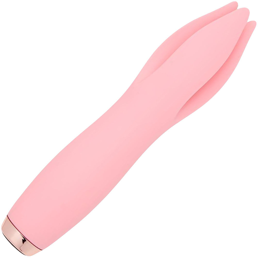 Tulip Rechargeable Silicone Waterproof Clitoral Vibrator By Nu Sensuelle - Millennial Pink