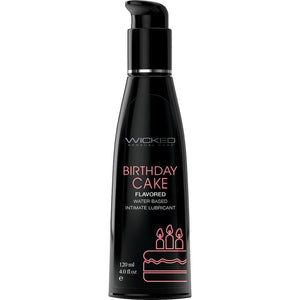 Wicked Aqua Birthday Cake Water Based Personal Lubricant 4 fl oz