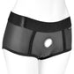 EM.EX. Active Harness Wear - Fit Strap-On Harness Brief By Sportsheets - Gray, X-Large - Waists 31" to 34"