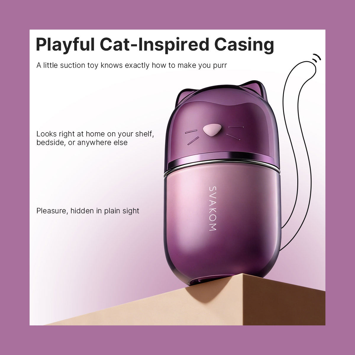 KLITTY Triple-Action Tongue Licking & Suction Vibrator By SVAKOM