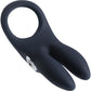 Sexy Bunny Rechargeable Silicone Vibrating Cock Ring by VeDO - Black Pearl