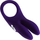 Sexy Bunny Rechargeable Silicone Vibrating Cock Ring by VeDO - Purple