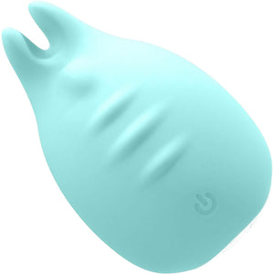 Huni Rechargeable Waterproof Silicone Lay-On Clitoral Vibrator by VeDO - Tease Me Turquoise