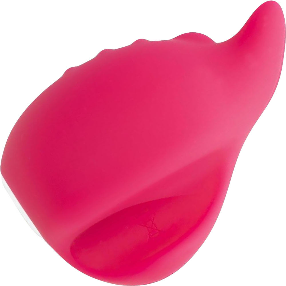 Huni Rechargeable Waterproof Silicone Lay-On Clitoral Vibrator by VeDO - Foxy Pink