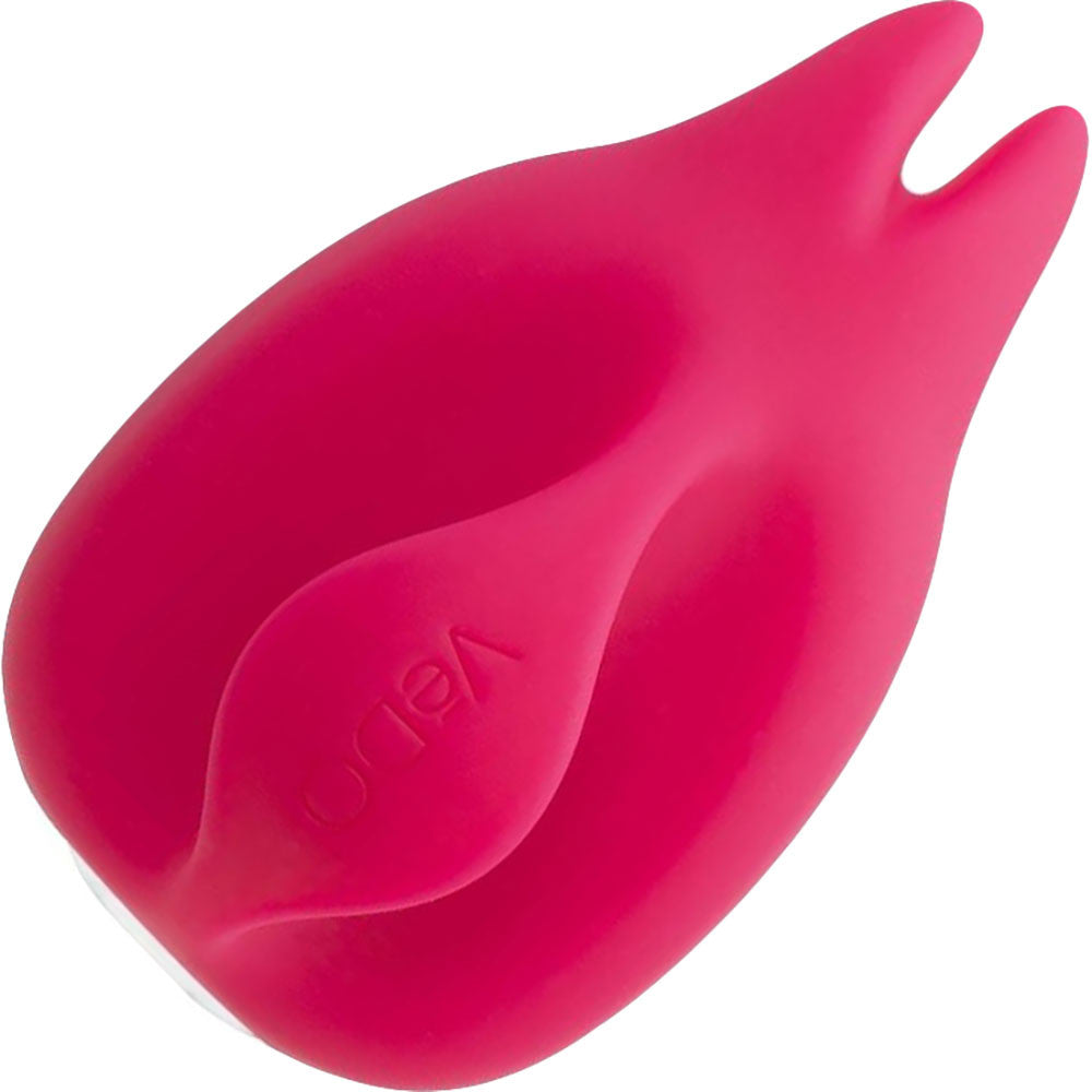 Huni Rechargeable Waterproof Silicone Lay-On Clitoral Vibrator by VeDO - Foxy Pink