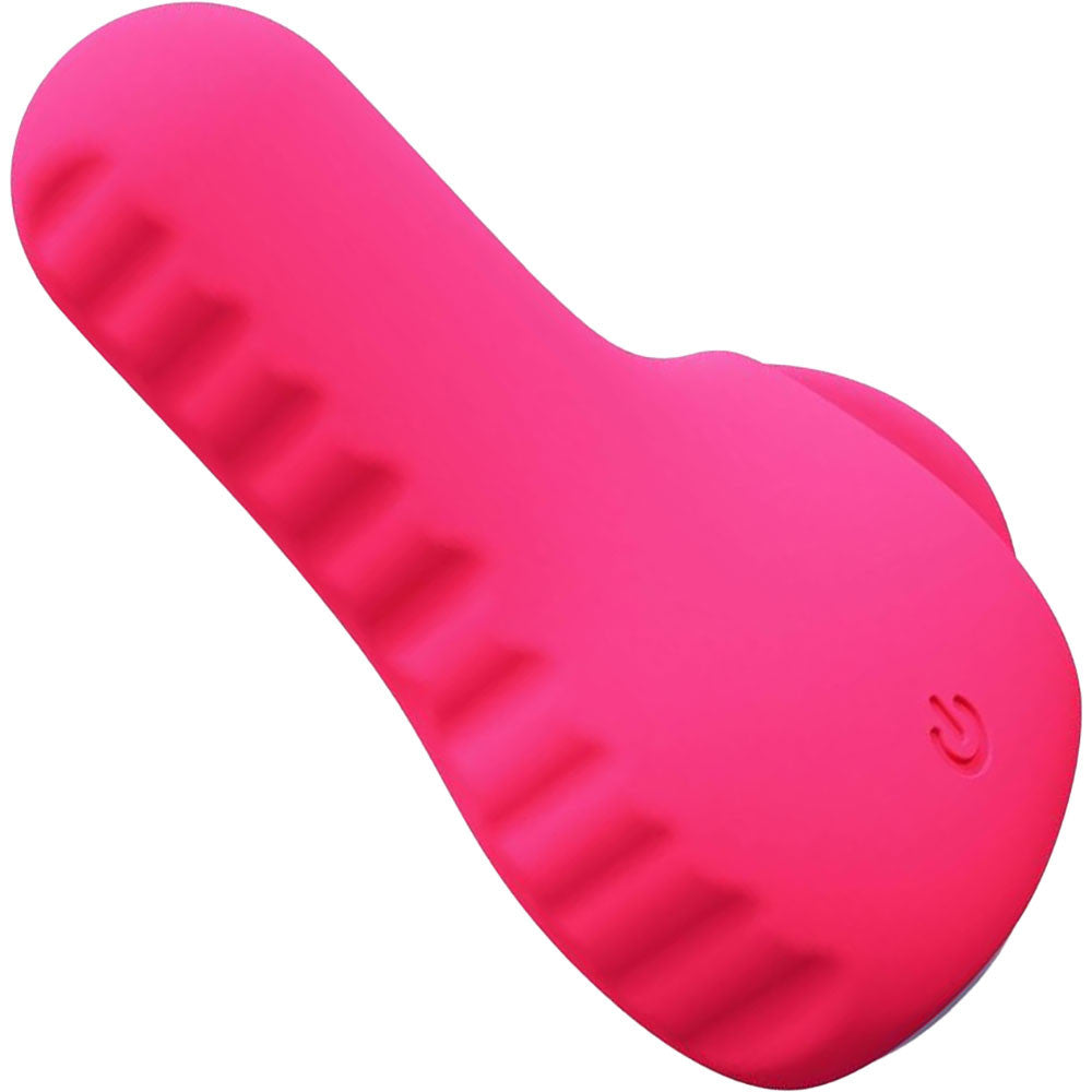 NEA Rechargeable Silicone Waterproof Vibrating Finger Bullet by VeDO - Foxy Pink