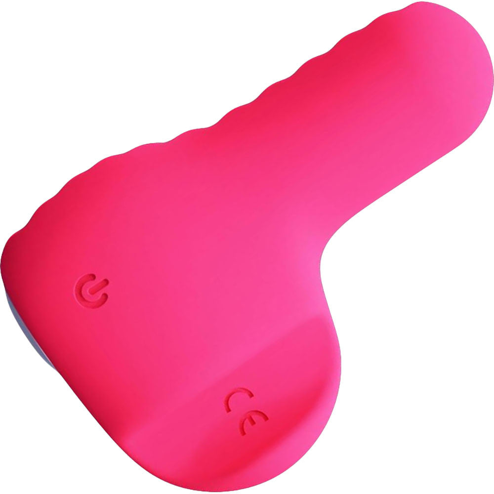 NEA Rechargeable Silicone Waterproof Vibrating Finger Bullet by VeDO - Foxy Pink