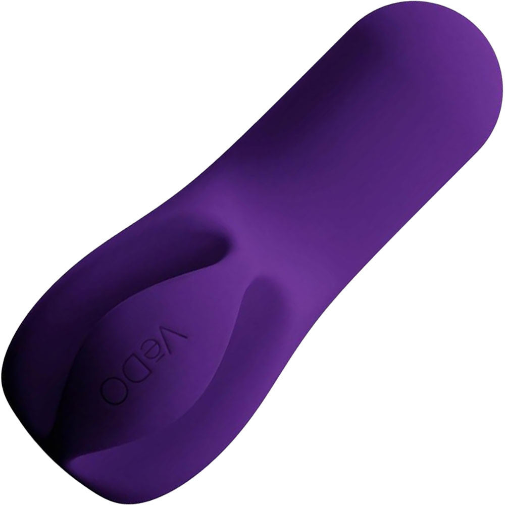 NEA Rechargeable Silicone Waterproof Vibrating Finger Bullet by VeDO - Deep Purple