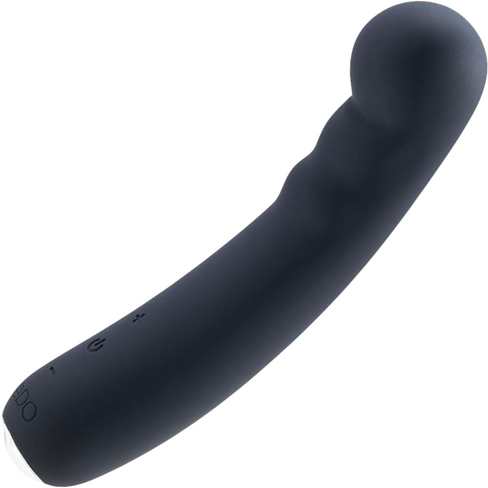 Midori Rechargeable Waterproof Silicone G-Spot Vibrator by VeDO - Just Black