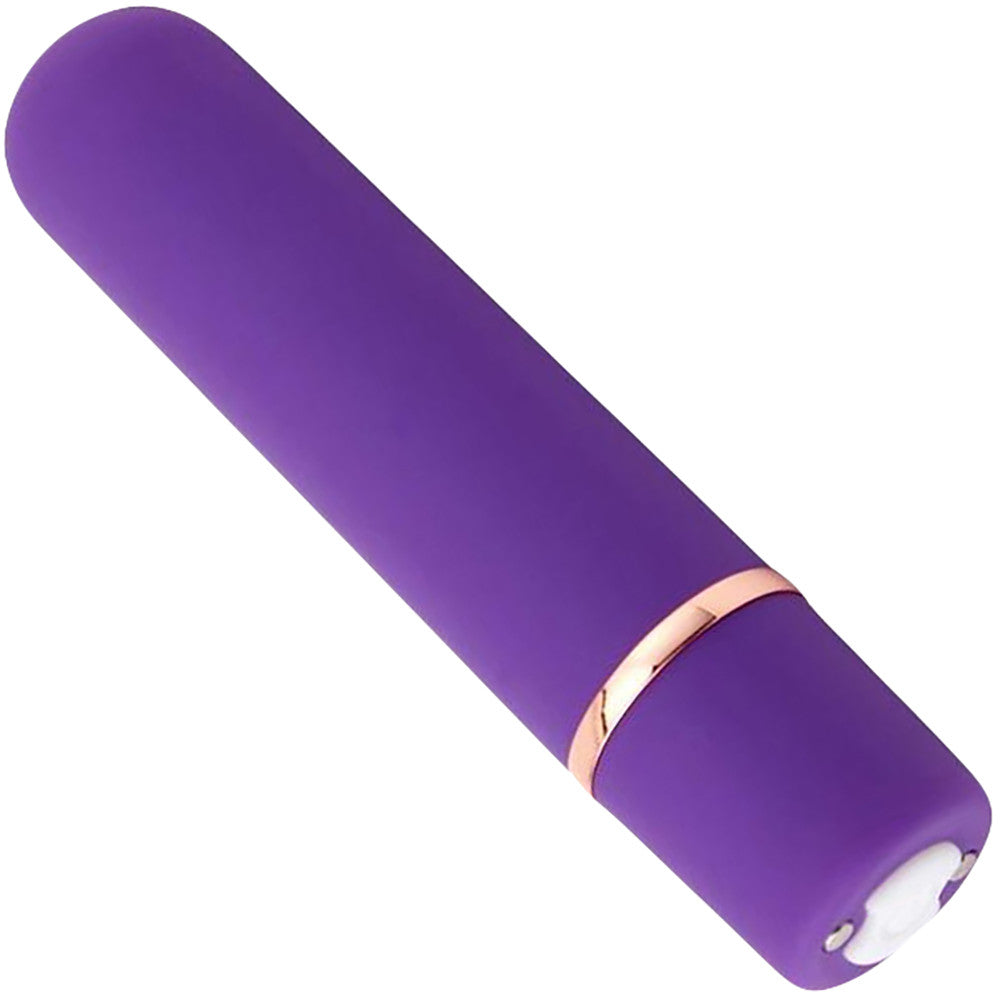 Nubii Tulla 10 Pattern Rechargeable Silicone Waterproof Bullet Vibrator By Nu Sensuelle - Purple