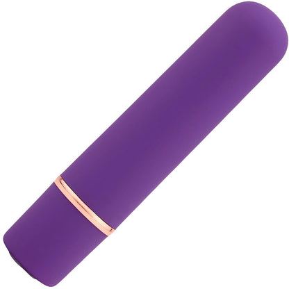 Nubii Tulla 10 Pattern Rechargeable Silicone Waterproof Bullet Vibrator By Nu Sensuelle - Purple