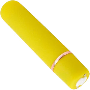 Nubii Tulla 10 Pattern Rechargeable Silicone Waterproof Bullet Vibrator By Nu Sensuelle - Yellow
