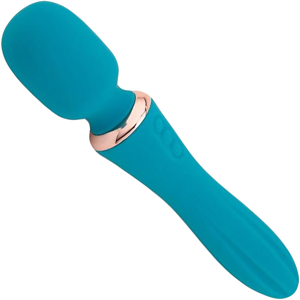 Nubii Mika Silicone Rechargeable Waterproof Mini Wand Massager By Nu Sensuelle - Blue