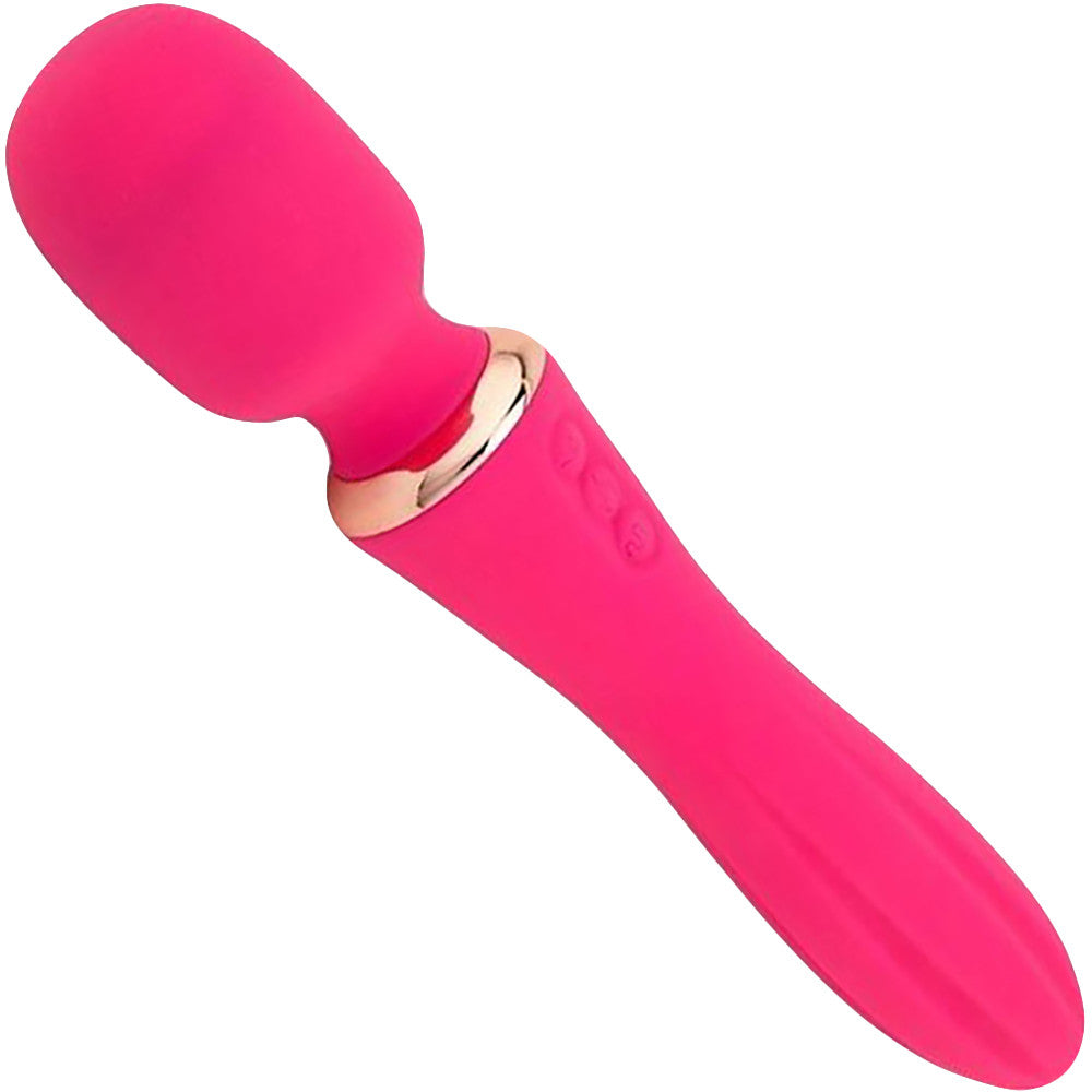 Nubii Mika Silicone Rechargeable Waterproof Mini Wand Massager By Nu Sensuelle - Pink