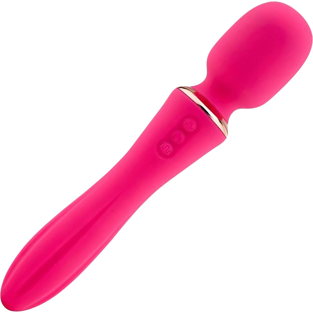 Nubii Mika Silicone Rechargeable Waterproof Mini Wand Massager By Nu Sensuelle - Pink