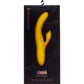 Nubii Kiah 17+3 Function Rabbit Rechargeable Silicone Dual Stim Vibrator By Nu Sensuelle - Yellow