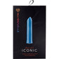 Iconic 20 Function Rechargeable Silicone Waterproof Bullet Vibrator By Nu Sensuelle - Deep Turquoise