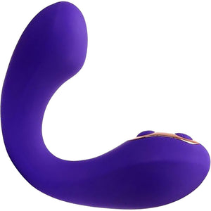 Libi XLR8 Silicone Flexible Rechargeable Waterproof G-Spot Vibrator By Nu Sensuelle - Deep Purple