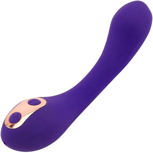 Libi XLR8 Silicone Flexible Rechargeable Waterproof G-Spot Vibrator By Nu Sensuelle - Deep Purple