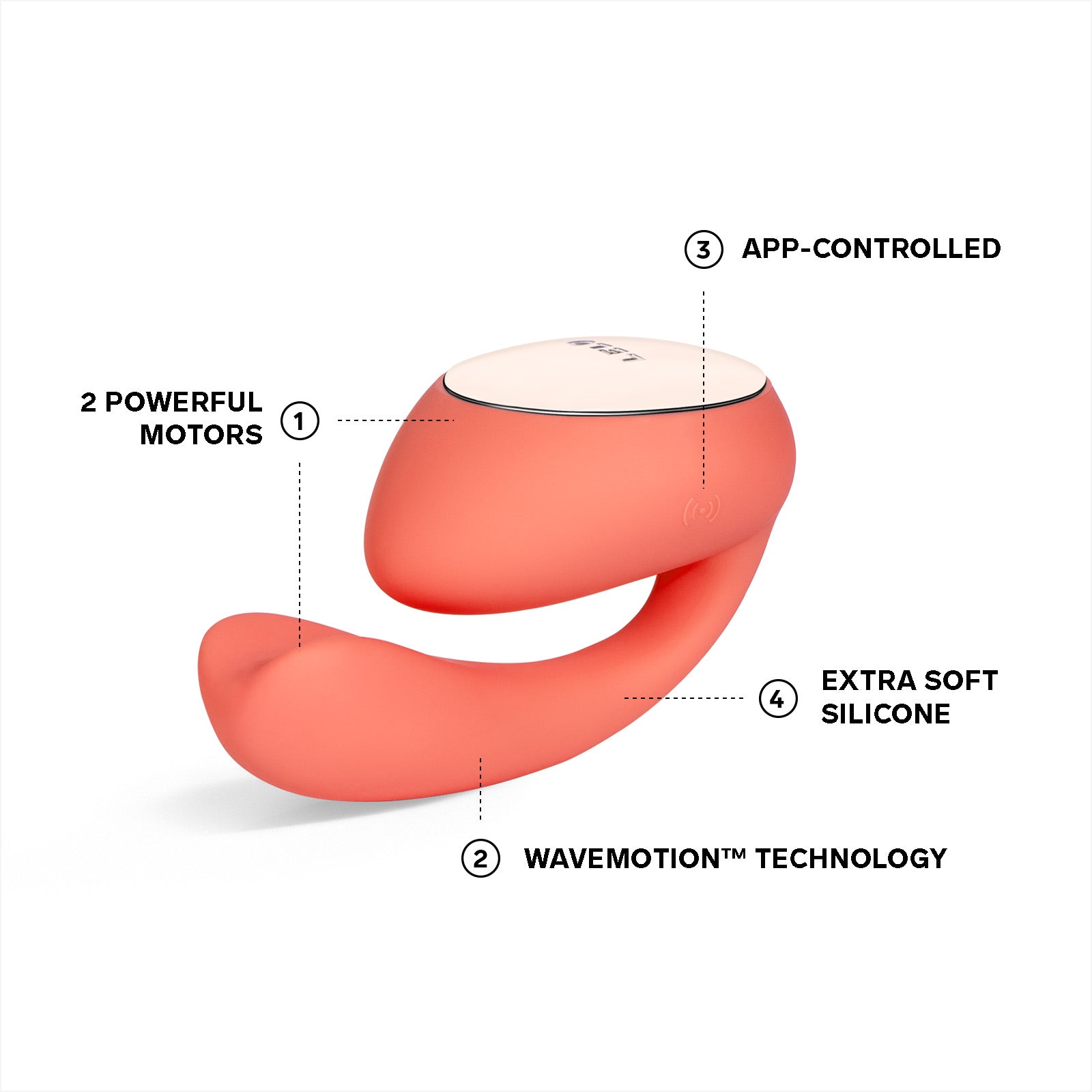 LELO IDA™ WAVE Dual Stimulation WaveMotion™ Massager