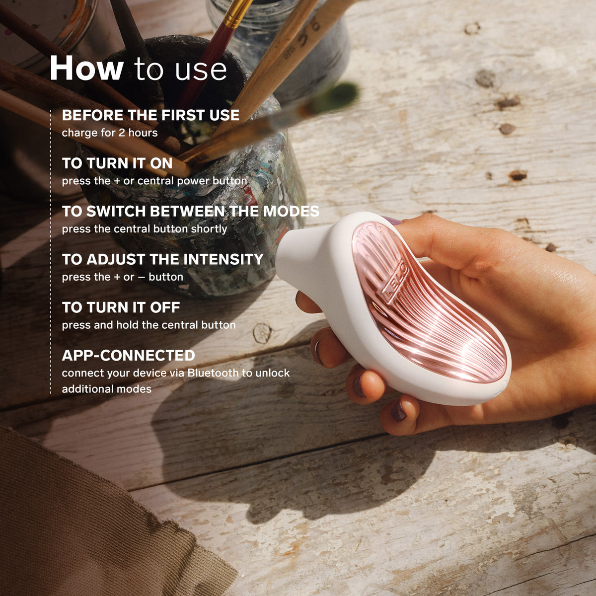 LELO SONA™ 3 Waterproof Rechargeable Silicone Sonic Clitoral Massager - How To Use