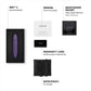 LELO MIA™ 3 Silicone Personal Massager & Clitoral Vibrator - What's Included