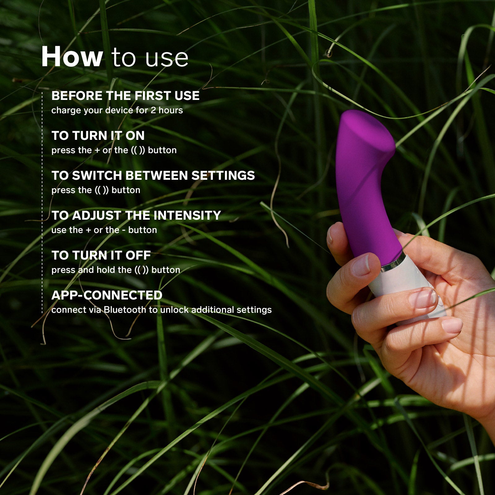 LELO GIGI™ 3 App-Controlled Waterproof Silicone G-Spot Vibrator - Infographic 3