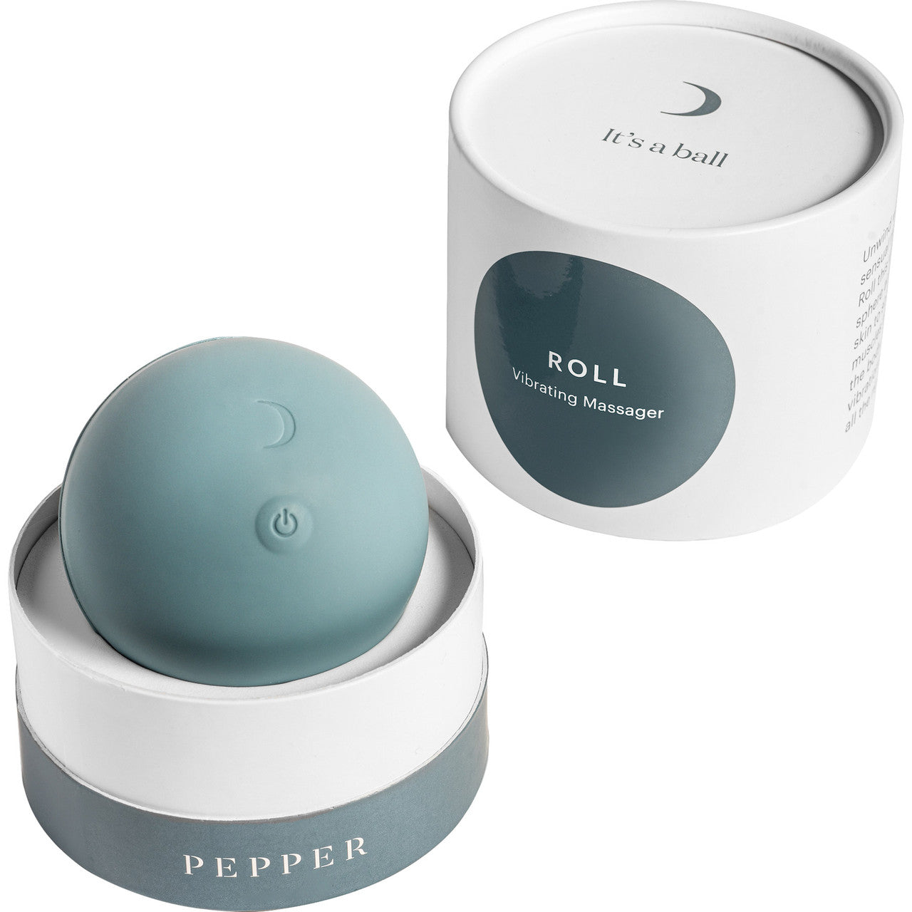 Pepper Roll Rechargeable Silicone Vibrating Massager With Magnetic Technology