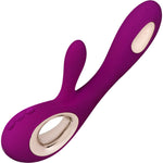 LELO SORAYA WAVE Rechargeable Silicone Dual Stimulation Vibrator - Deep Rose