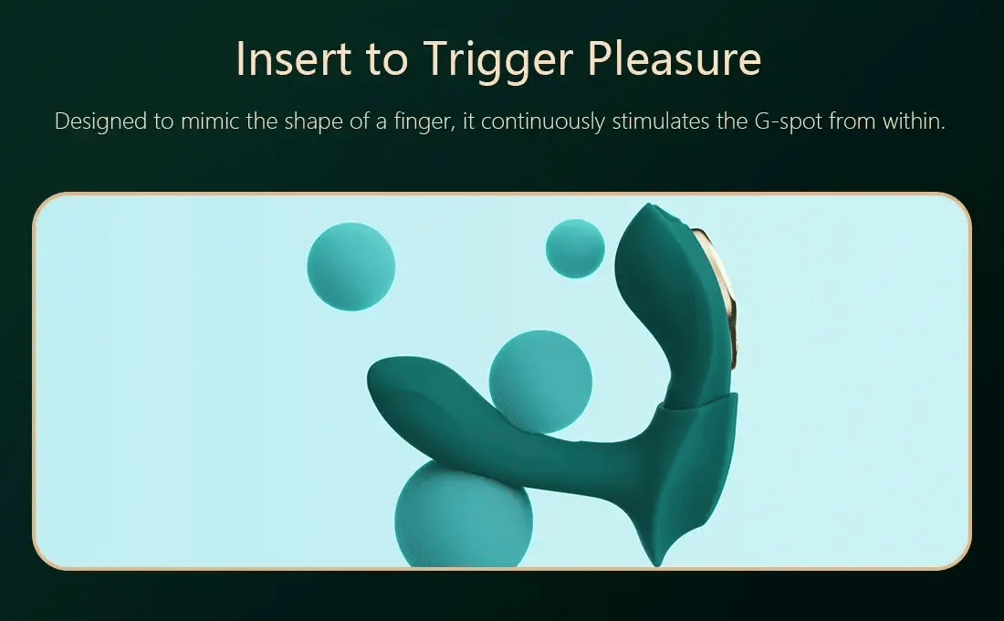 ZALO AYA Smart Wearable Dual Stimulation Silicone App Compatible Vibrator With Remote - Insert to Trigger Pleasure