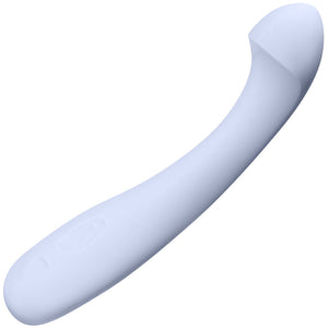 Arc G-Spot Vibrator - Silicone Waterproof Rechargeable Vibe By Dame - Ice Blue