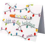 Light Up the Holidays One Hitter Greeting Card by KushKards