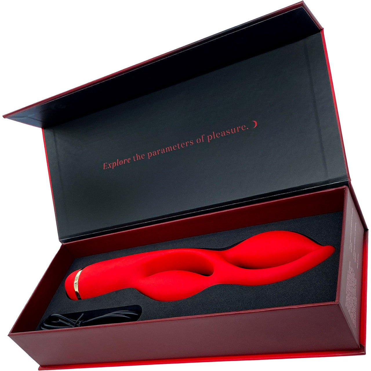 Pepper Paramour Rechargeable Silicone G-Spot & A-Spot Vibrator - Red