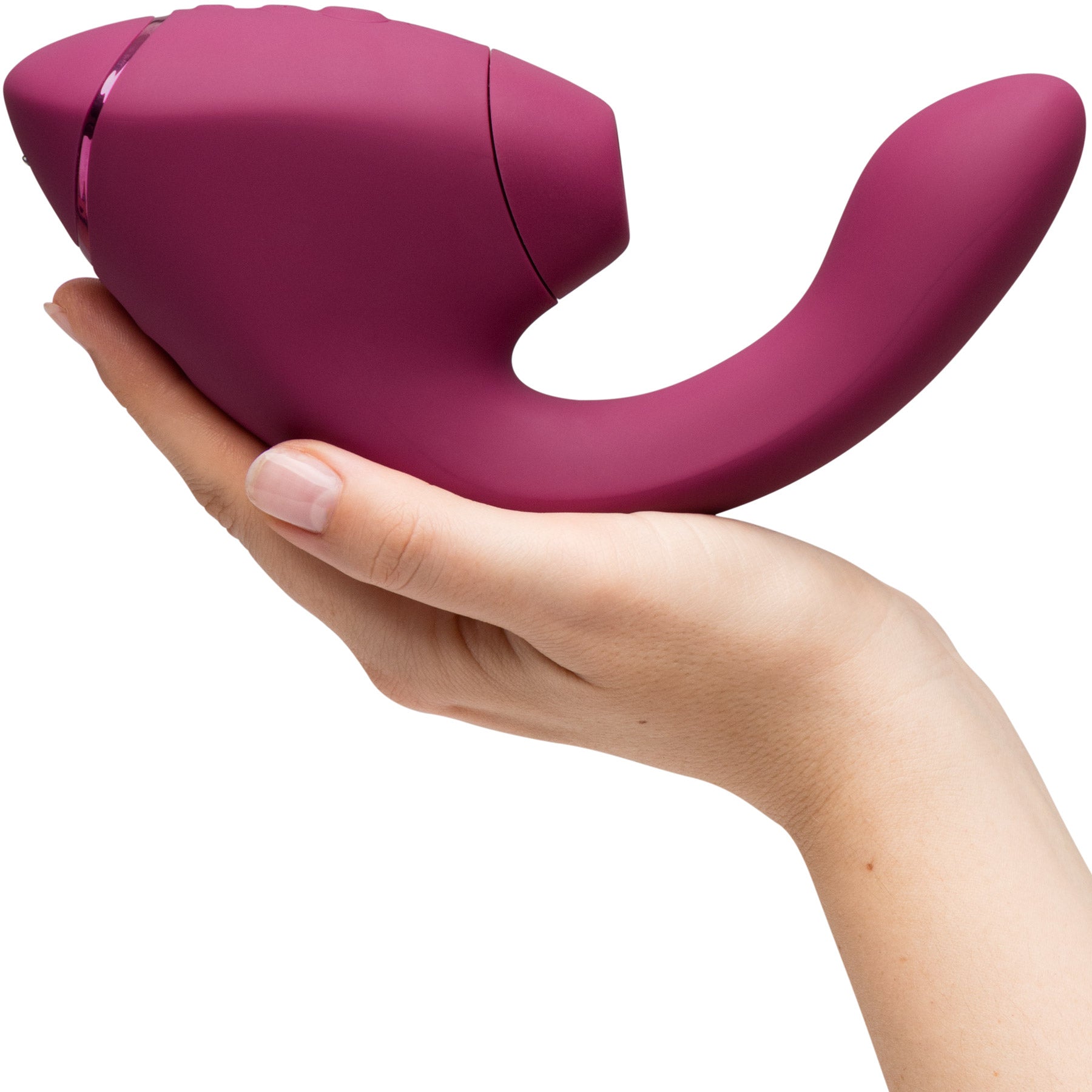 Womanizer Next Duo Clitoral & G-Spot Dual Stimulator With 3D Pleasure Air - Dusky Pink
