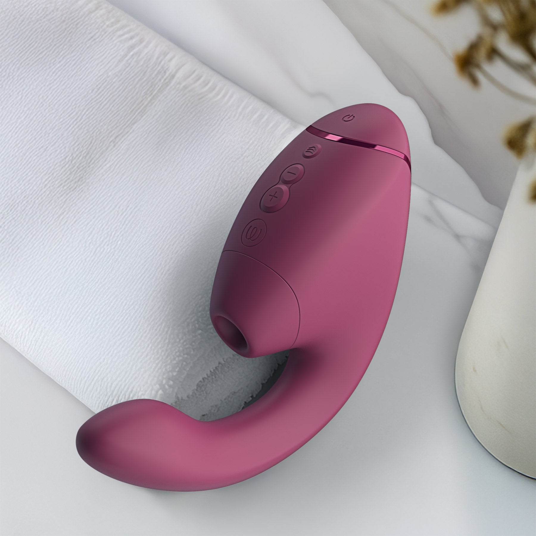 Womanizer Next Duo Clitoral & G-Spot Dual Stimulator With 3D Pleasure Air - Dusky Pink
