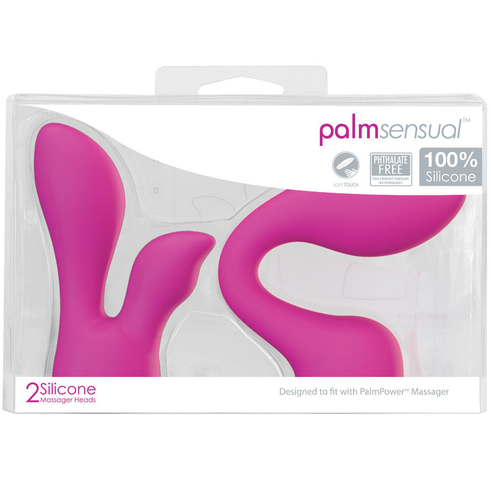 Palm Sensual Silicone Attachments For The PalmPower Wand Massager - Fuschia