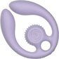 SVibe Snail GIZI Duo Silicone Rechargeable Waterproof Couples Vibrator - Lilac