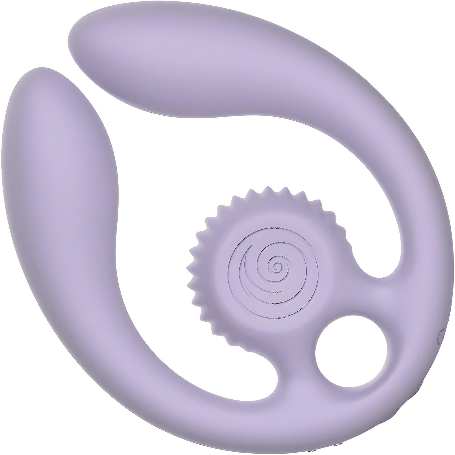 SVibe Snail GIZI Duo Silicone Rechargeable Waterproof Couples Vibrator - Lilac