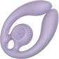 SVibe Snail GIZI Duo Silicone Rechargeable Waterproof Couples Vibrator - Lilac