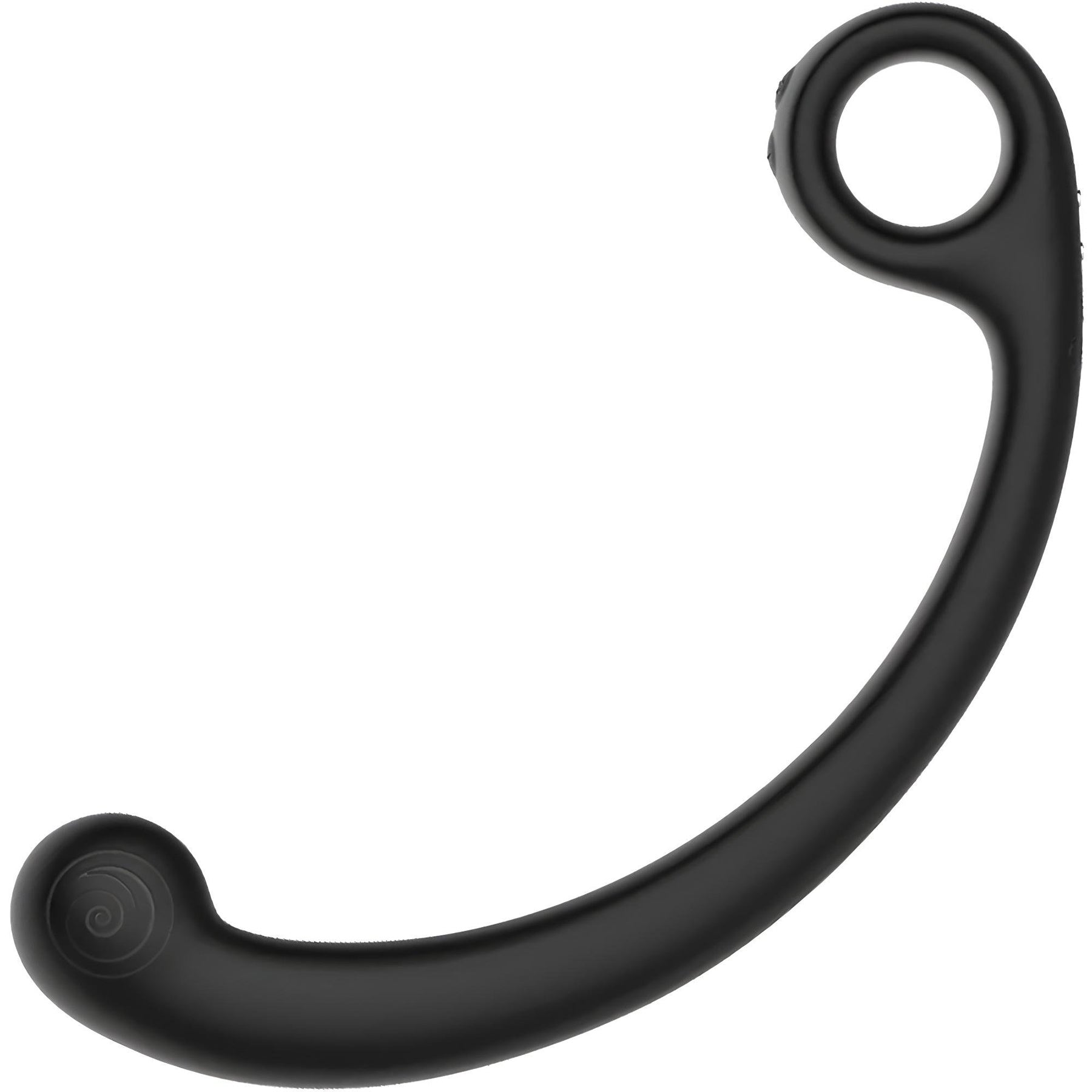 SVibe Snail AXI Spot Wand Silicone Rechargeable Waterproof G-Spot Vibrator - Granite Noir